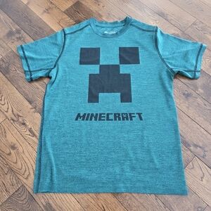 Minecraft Creeper Tee Boys Size Large